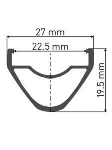 Obręcz DT Swiss XM401 25mm 32h